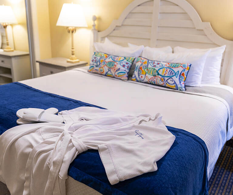 Two-Bedroom White Sands Villa King Bedroom