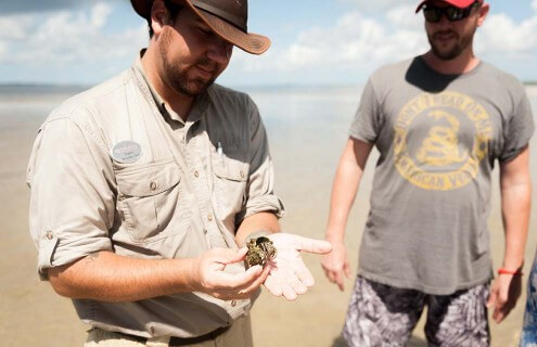 Ranger Rob educating guests