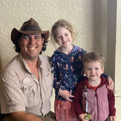 Ranger Rob leads the junior ranger program in Fort Myers Beach