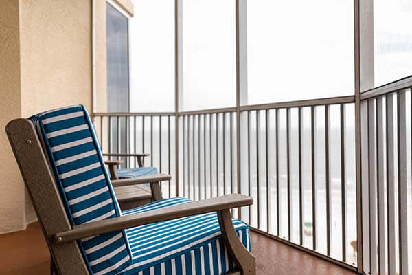 Beachfront Balcony in White Sands Villa