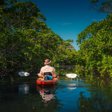 Ranger Rob kayaking